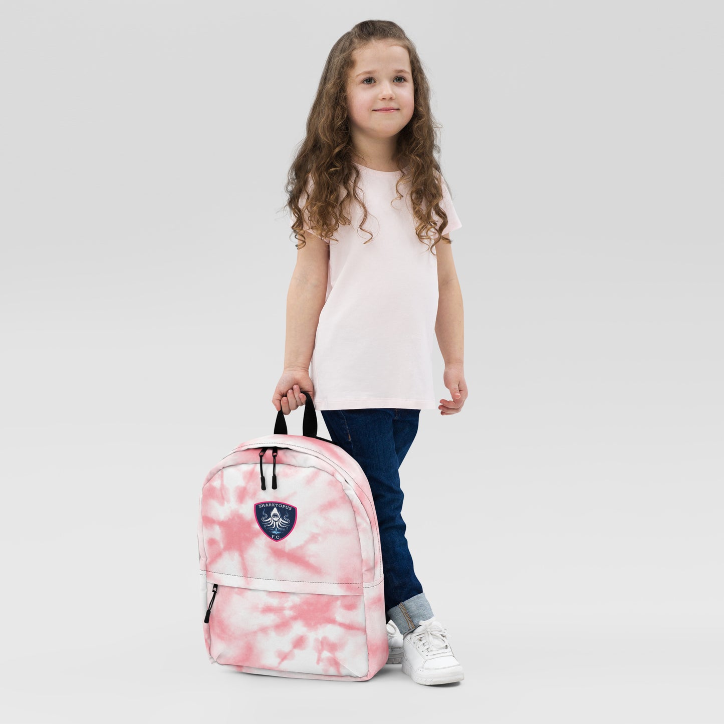 Sharktopus Tie-dye Backpack (Pink)