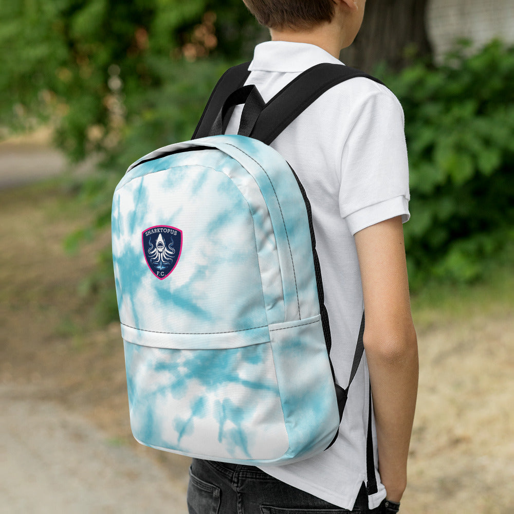 Sharktopus Tie-dye Backpack (Blue)