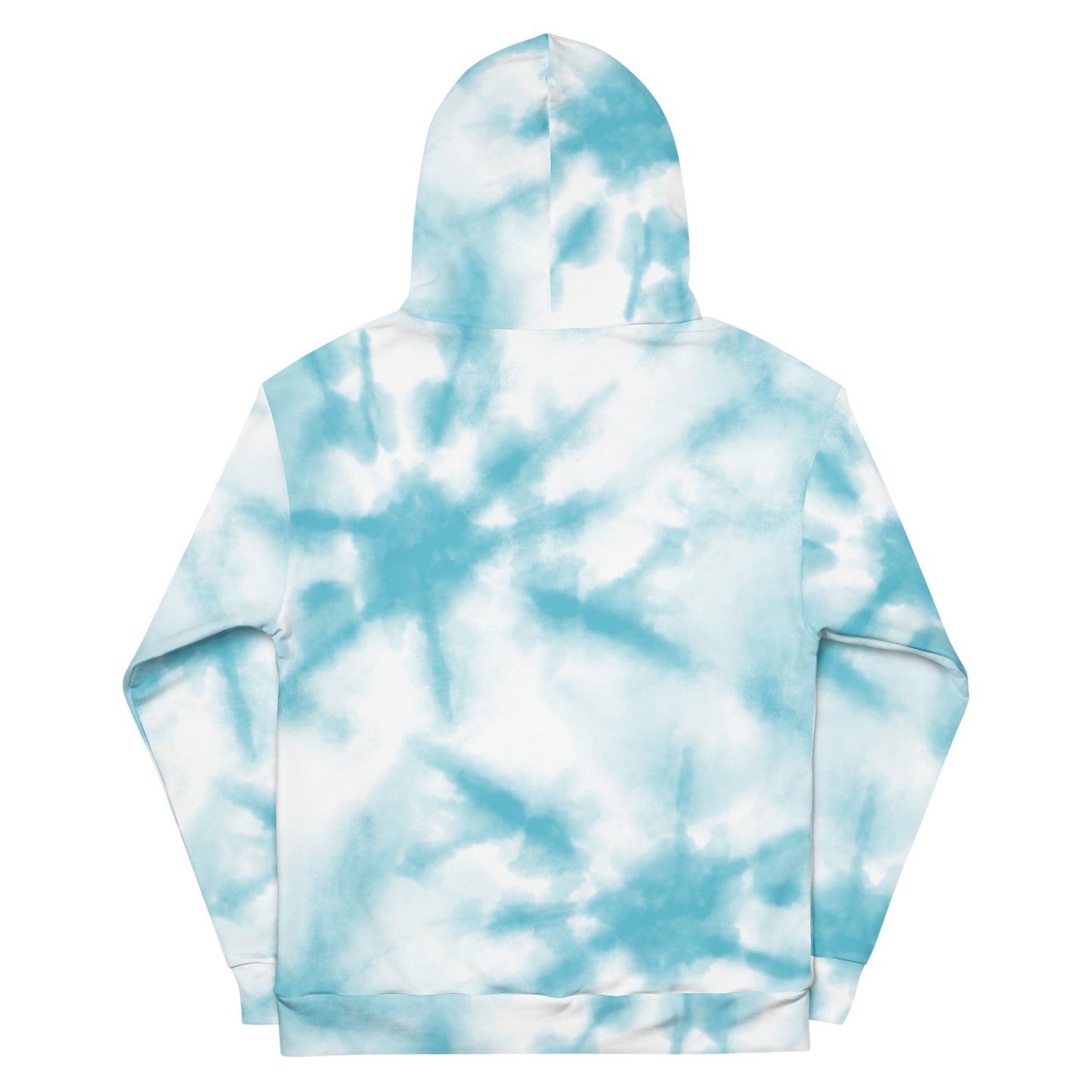 Sharktopus Unisex Tie-dye Blue Hoodie