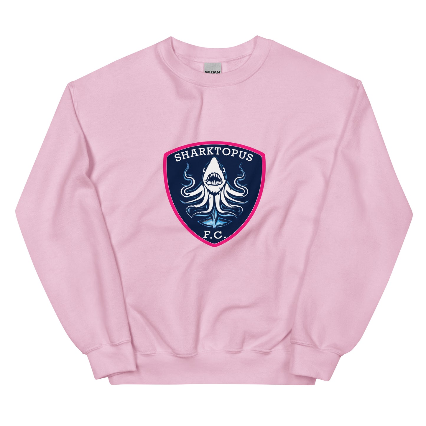 Sharktopus Unisex Sweatshirt (Options: Blue, Pink)
